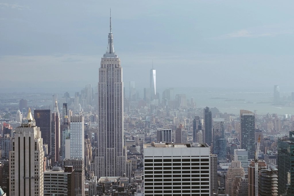 Financial district buildings representing market infrastructure